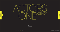 Desktop Screenshot of actorsoneagency.com